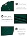 COOFANDY Mens Sweater Polo Knitted Ribbed Long Sleeve Casual Button Dress Pullover Sweaters Fashion Business Fall Clothes 2025 Green