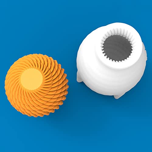 3D Irregular Spherical Column Silicone Candle Mold Geometry Ball Candle Soap Mold Fondant Chocolate Cake Baking Mould Plaster Clay Resin Epoxy Mold #TOP5