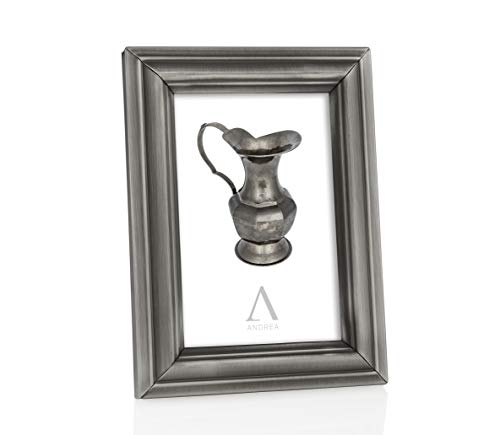 Andrea House AX65108 Cadre Biseauté en Étain 10 X 15 cm