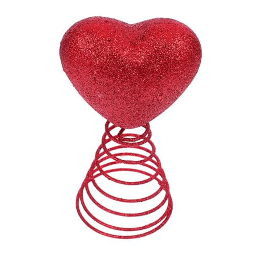 Toyvian Adorno De Rojo para Decoración De San Valentín Topper para Árboles Presentación De Mesa y De Cumpleaños Accesorios Románticos