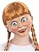 Smiffys Maschera Annabelle, Plastica Halloween