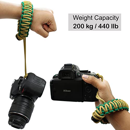 Image of Paracord Wrist | Camera Strap for Robust Hand Grip To Hold All DSLR Camera | Heavy gear | Binocular DCobra