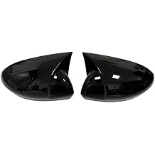 For Renault Megane 4 MK4 2016-2020 Car Rearview Side Mirror Cover Trim ABS Car DecorationGlossy Black