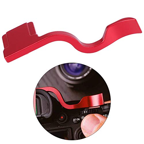 Akozon Agarre del Pulgar de la cámara Resto del Pulgar de aleación de Aluminio para reemplazo de Agarre para cámara para Sony A9 / A9R / A7RIII / A7 III Rojo - imagen 3