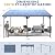 10 x 14 FT Gazebo for Patio, Large Wall-Mounted Hardtop Lean-to Gazebo Sunroom Canopy Outdoor Pergola with Roof, Heavy Duty Patio Awnings for Decks, Backyard, Waterproof, Easy Assemble,Grey