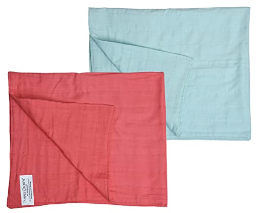 Image of MK Handicraft(PurpleCrown),Pack of 6pieces Multicolor Pure Breathable Cotton and high Absorbent Cribsheet for Newborn Babies, Swaddler Cum Comforter for Infants.(Children: M, 75cmx65cm, Multicolor)