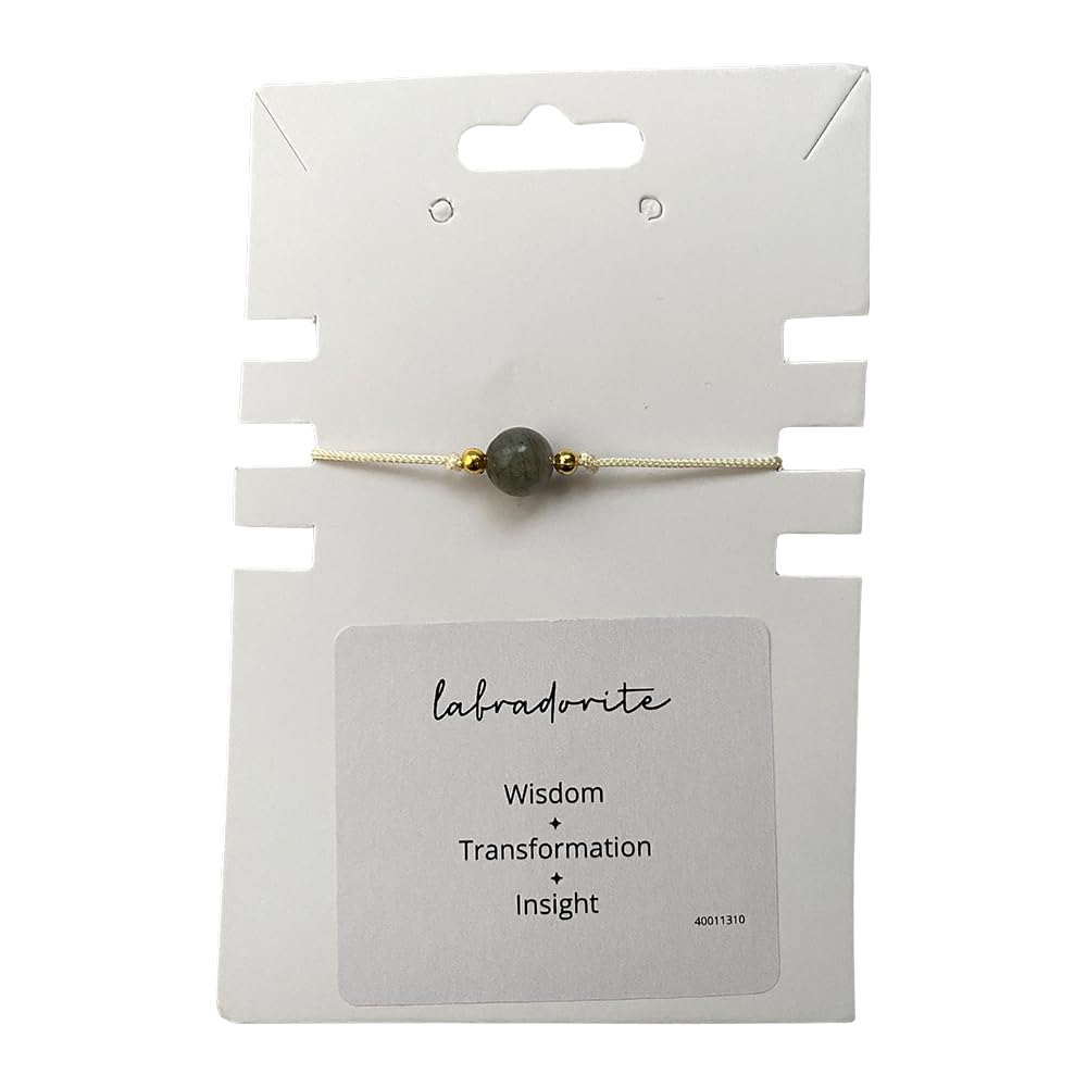VIE Single Bead Wristlet, Labradorite