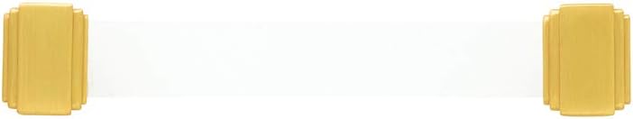 Belwith-Keeler B077504-BGB Belleclaire Collection Pull 5-1/16 Inch (128mm) Center to Center Brushed Golden Brass Finish