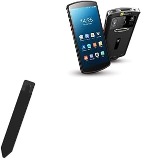 BoxWave Stylus Pouch Compatible with Archer Handheld Mobile Terminal D50 (5.7 in) - Stylus PortaPouch, Stylus Holder Carrier Portable Self-Adhesive - Jet Black