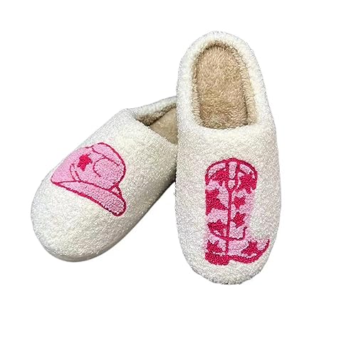 Image of LNERIP Animal Slippers Fruit Slippers Plant Slippers Various Cartoon Patterns Fluffy Soft Memory Foam Retro Indoor Outdoor Home Couple Shoes