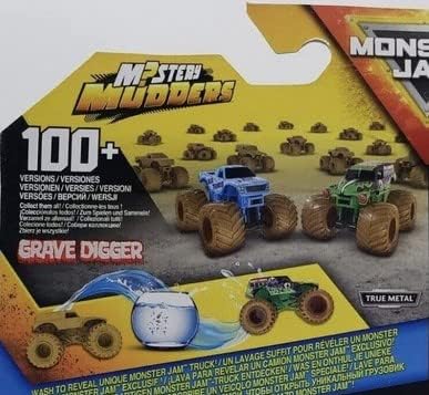 Monster Jam Mystery Mudders [Grave Digger] 1:64スケール ダイ 