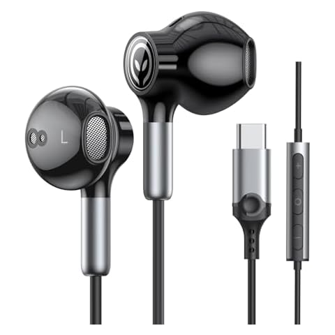 BENEWY USB C Headphones with Microphone Cover