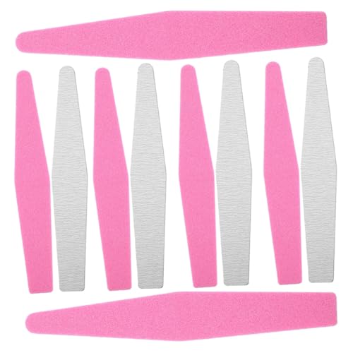 LALADEFIEE 20個 マニキュアツール ネイルケア バッファーブロック 爪やすりツール ミニ ブロック 自然な爪用の爪やすり 爪緩衝ブロック 女性用爪やすり 爪切りファイル ピンク スポンジ