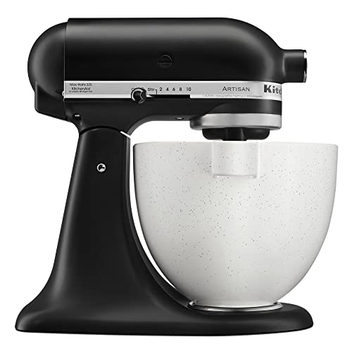 KitchenAid-5-Quart-Ceramic-Bowl-for-all-KitchenAid-45-5-Quart-Tilt-Head-Stand-Mixers-KSM2CB5PSS-Speckled-Stone