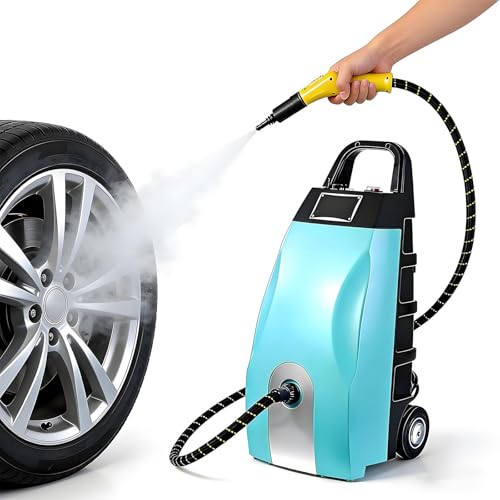 Limpiadora De Vapor De Alta Presión De 3.5 L, Lavadora Multiusos De 2500/ 3000W Con 6 Accesorios, Calentamiento En 40 Segundos Para Cocina, Auto, Suelos Y Aire Acondicionado(Blue,110V)