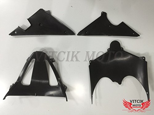 Vitcik (Fairing Kits Fit For Gsx-R750 Gsx-R600 K1 2001 2002 2003) Plastic Abs Injection Mold Complete Motorcycle Body Aftermarket Bodywork Frame (Blue & Yellow) A104 #TOP7