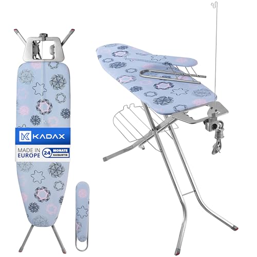 KADAX Asse da Stiro Salvaspazio con Stiramaniche, Portaferro...