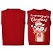Toddler Boys Girls Christmas Sweater Vest Xmas Reindeer Graphic Sleeveless V Neck Knitted Warm Pullover (Red, 12-18M)