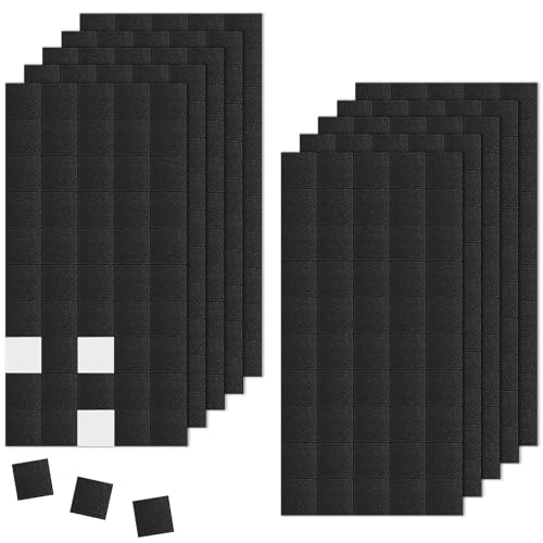 Lot de 500 Petit Aimants Autocollantes, 10x10x1,5mm Plaquettes Magnétiques Autocollantes avec Adhésif Forte, Aimant a Coller Flexible, Découper Aimant pour...