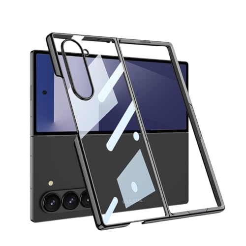 Coque fine pour Samsung Galaxy Z Fold 7 protection caméra dos rigide noir fumé