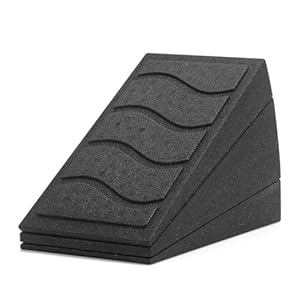 Cales de squat – Étirement de cheville compensé de yoga | Squat Wedge Blocks exercice planche extensible yoga fitness squat sentier pied pour étirement du mollet