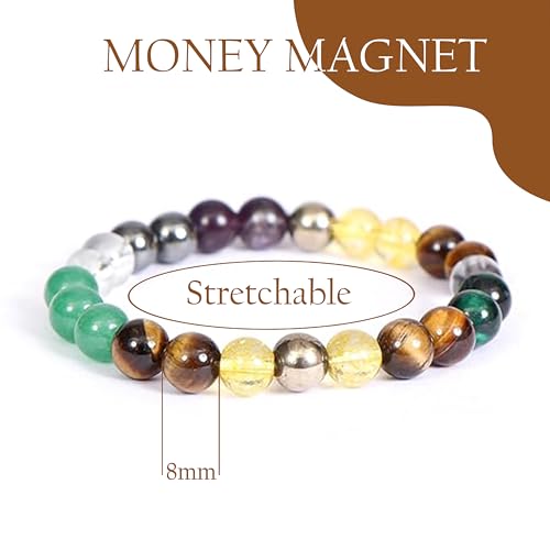 Image of Certified Crystal Bracelet | 8mm Beads | Stretchable Healing Bracelet | Bracelets for Men and Women |