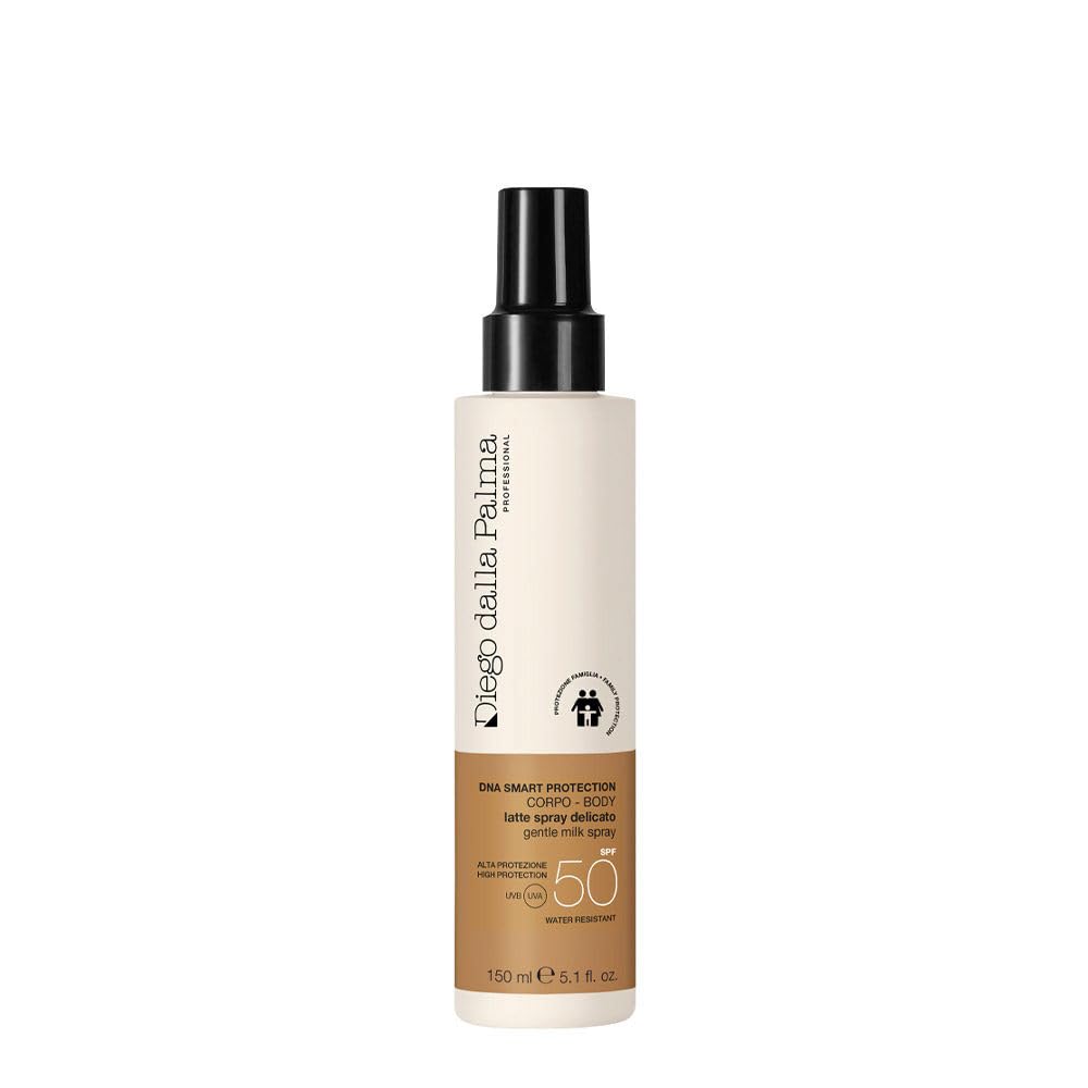 Diego dalla Palma Latte Spray Protezione Solare, SPF 50, Alta Protezione, Delicato per il Corpo, 150 ml
