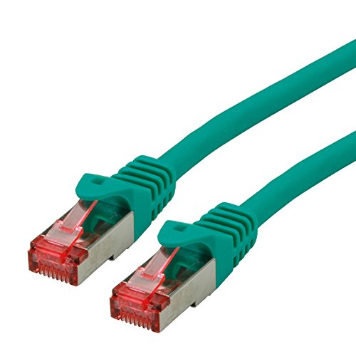 Roline S/FTP Patch cable Cat 6 Component Level LSOH, green, 5 m