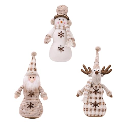 Figurine de Noël double pont Père Noël pour décoration maison - 7