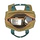 LÄSSIG Kindergartenrucksack mit Brustgurt Kindertasche wasserabweisend/Little One & Me Square Backpack Small Olive