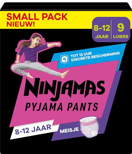 Culottes de nuit pour fille 8-12 ans Ninjamas sous-vêtement jetable