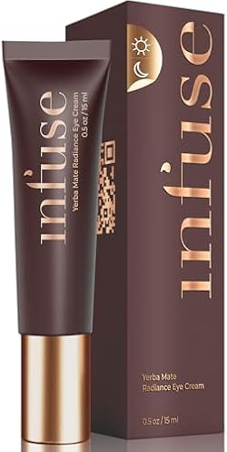 Infuse Yerba Mate Radiance Eye Cream Anti Aging - Eye Cream for Dark Circles and Puffiness - Brightening Under