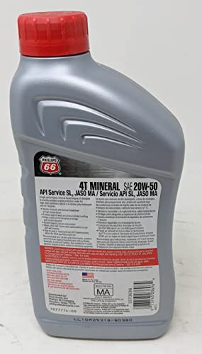 Aceite motor 4T 20W-50 6 Unidades de 1 Quart miniatura 2