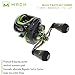 Lew's MACH 2 Baitcast Reel and Fishing Rod Combo, IM8 Graphite Blank Fishing Rod, Winn Dri-Tac Ultra Handle, Black/Green