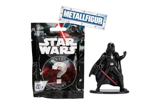 Jada Toys Star Wars Figura (1 Unidad) – 1 de 13 Minifiguras coleccionables en Paquete Ciego, Aprox. 4 cm de Alto, de Metal, pintadas en Detalle, para Fans y coleccionistas a Partir de 3 años