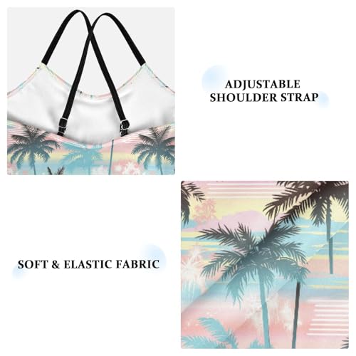 JUNZAN Tropical Pink Green Girls 1 Piecing Swimsuit Kids Bathing Suits Swimming Suits3