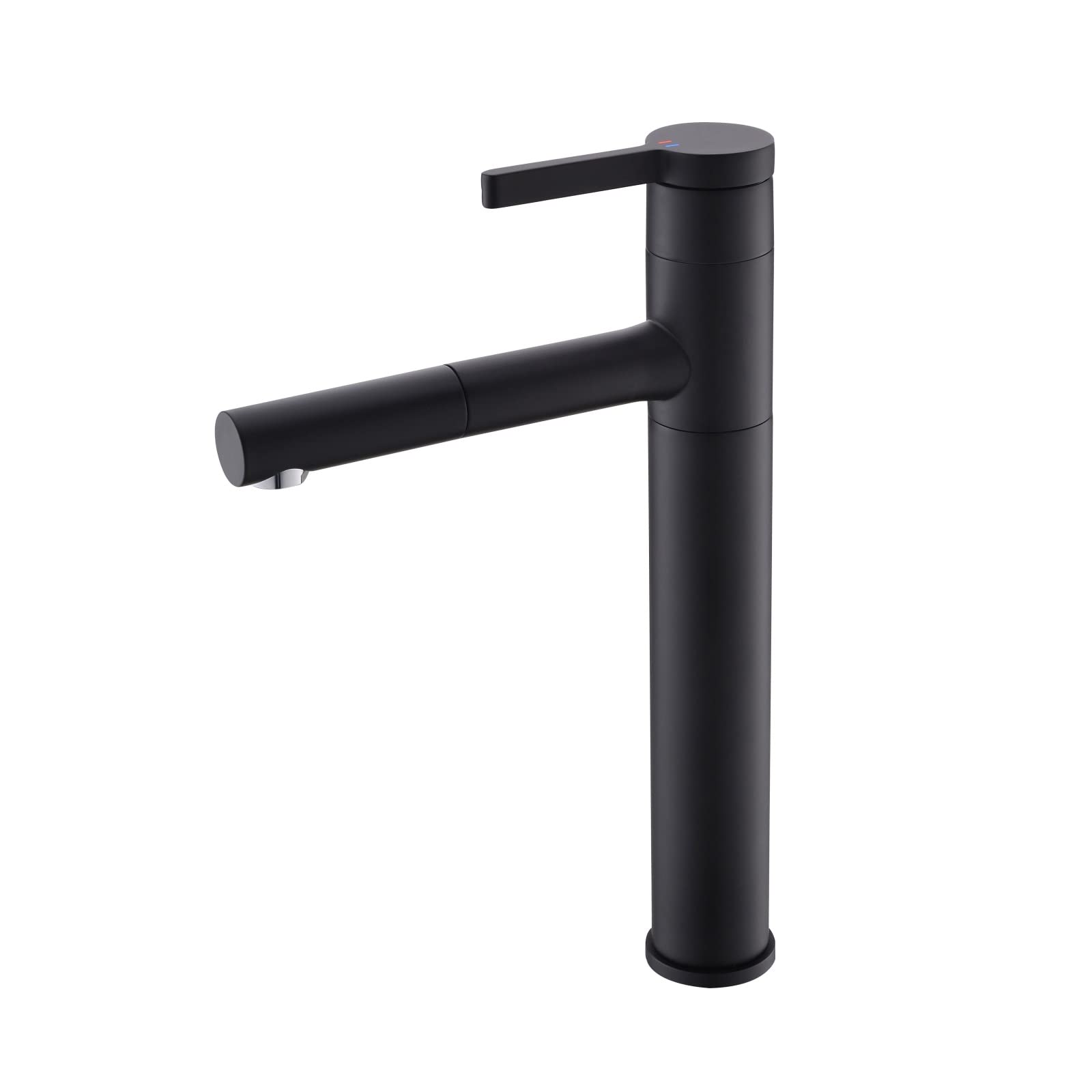 Bathroom Mixer taps with Pull Out Spray Retractable Hot and Cold Water Sink Taps 360°Rotatable Sink Mixer Faucet Single Handle Basin Mixer Faucet Lavatory Vanity Basin FA