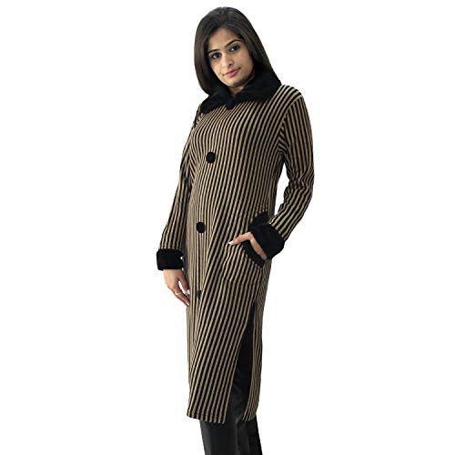 Image of Matelco Women's Wool Straight Kurti for Winters (Ad04Caz45 Black Parent).