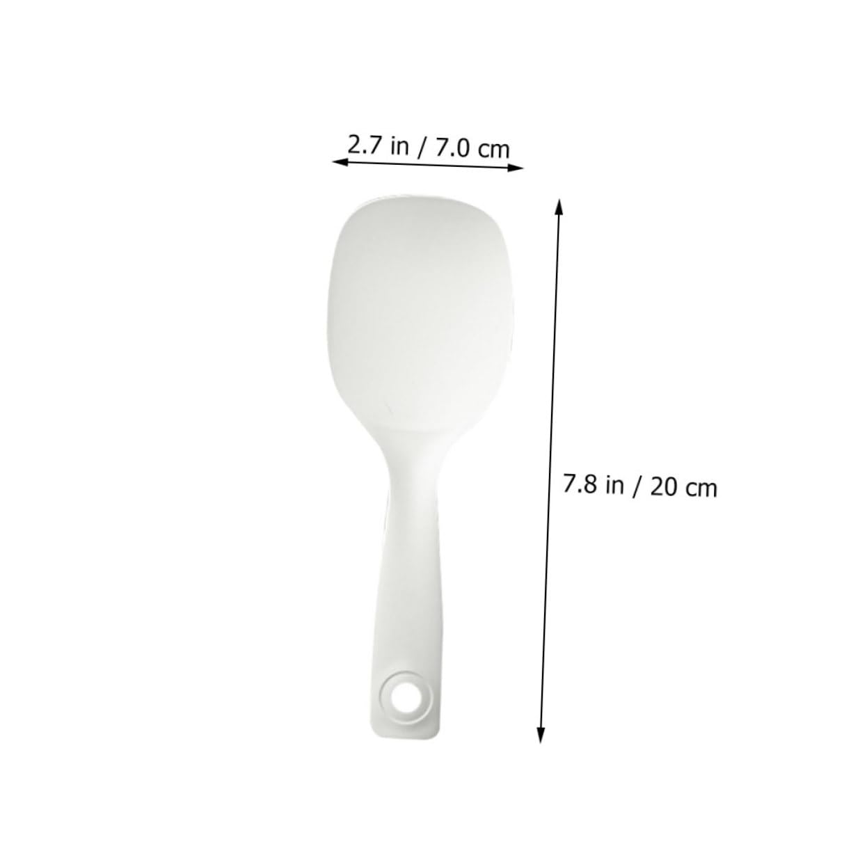 HOLIDYOYO Rice Spoon Rice Cooker Spoon Serving Rice Spatula Rice Serving Spoon Rice Scooper Nonstick Rice Paddle Rice Ladle Spoon Standing Rice Paddle Rice Paddle Spoon White Pp