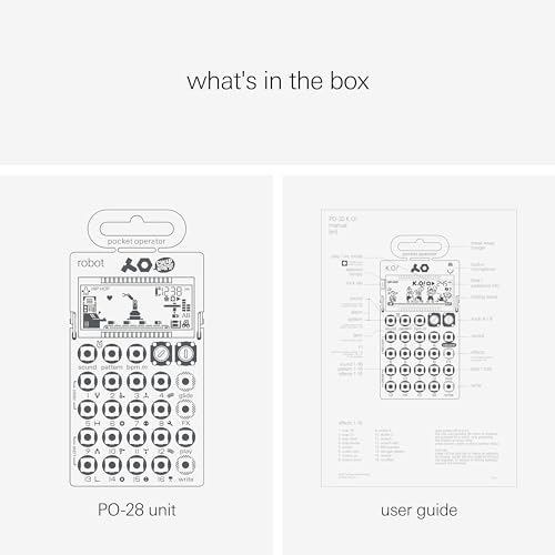 Teenage Engineering Pocket Operator PO-28 Robot 8 Bit Synthesizer/Sequencer