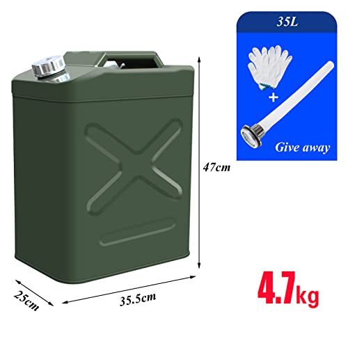 Bidon métal 20L et multi-capacité pour stocker essence ou eau en camping - 3