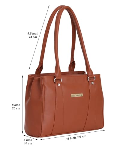 Image of BLUE WORLD PU Women Handbag | 3 Main Section