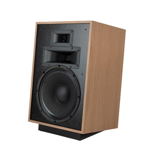 Image of Klipsch Heresy IV Heritage Premium Floorstanding Horn-Loaded Speakers in Red Oak- Pair
