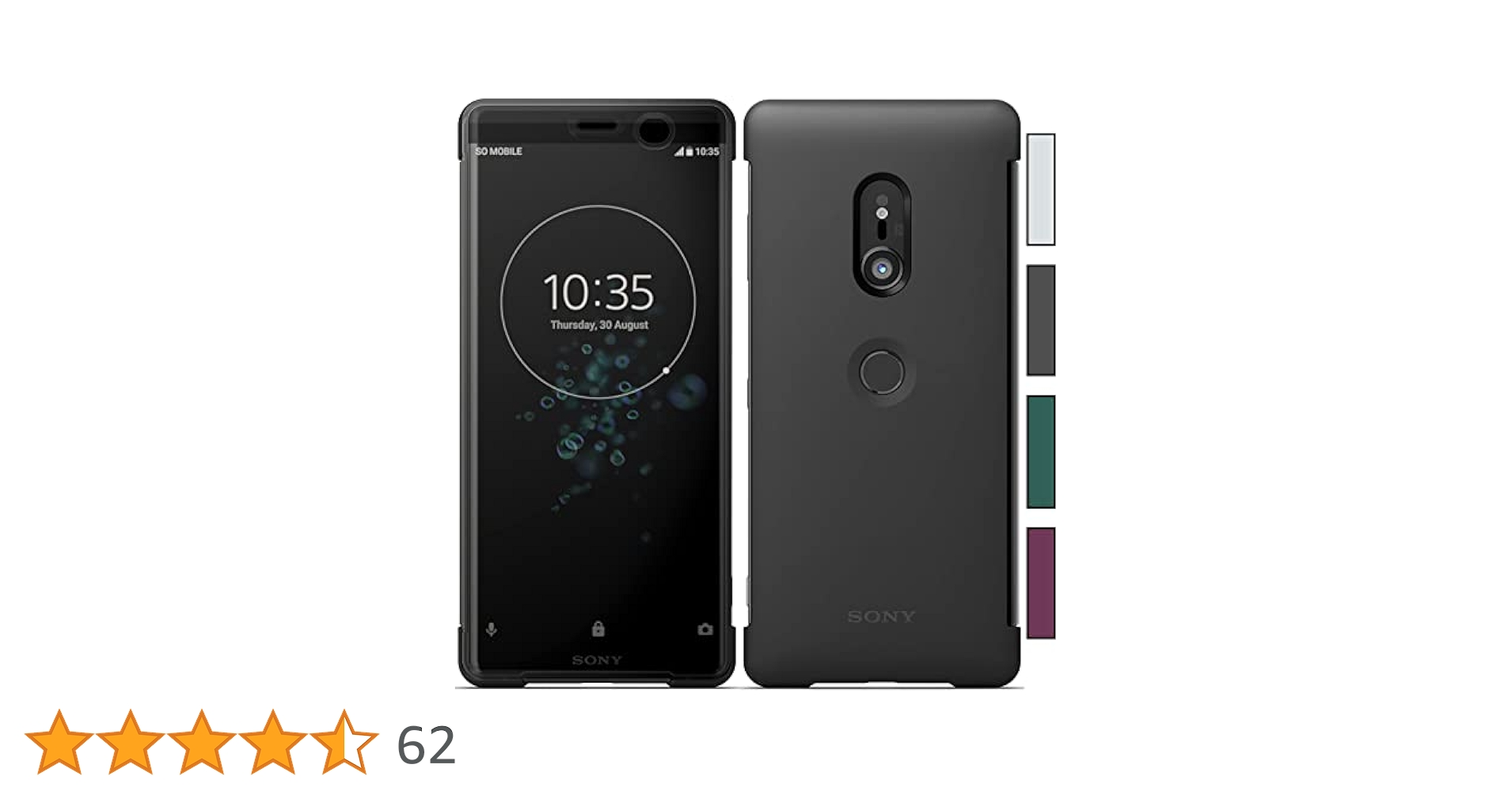 Sony Xperia SOV39 ブラック本体 ケース付き Amazon | au Xperia XZ3 SOV39 ブラック | スマートフォン本体 通販