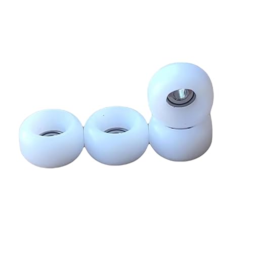 Ruedas de rodamiento Pro para diapasón, miden 0.295 x 0.177 in, POM CNC Mini Finger Skateboard Wheel con rodamientos Ultra Spin - Nueva forma de