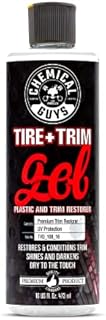 Chemical Guys TVD_108_16 Tire and Trim Gel for Plastic and Rubber, Restore and Renew Faded Tires, Trim, Bumpers and Rubber, Safe for Cars, Trucks, SUVs, Motorcycles, RVs & More 16 fl oz