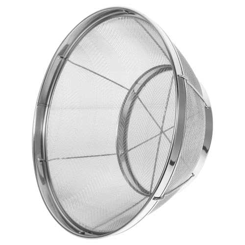 EXAOMBLE ステンレス製細密メッシュ洗米ザル 大容量野菜水切りボウル キッチン用ライスストレーナー 食品衛生対応