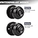 Probrico 10 Pack Interior Bathroom Privacy Keyless Doorknobs Door Lock Lockset in Oil Rubbed Bronze