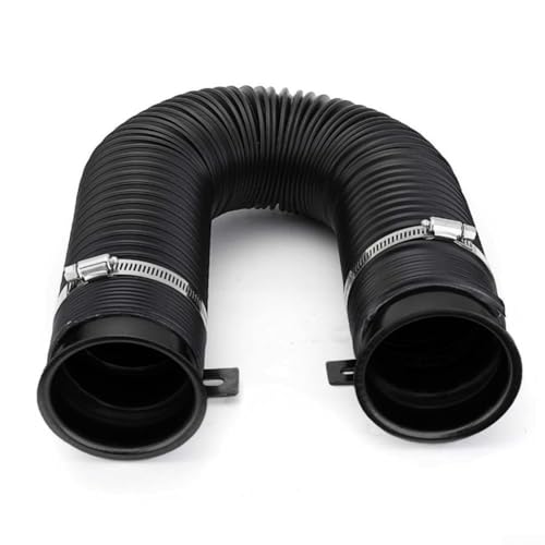 Tubo de ventilación de entrada de aire automotriz Manguera retráctil de 76 mm con abrazadera resistente para un funcionamiento estable del flujo de aire del motor