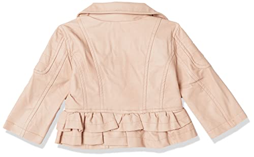 Urban Republic Baby Girls Faux Leather Moto Jacket, Rose Smoke, 12M #TOP1